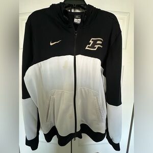 Nike Purdue Boilermakers Pre-game Therma-Fit Zip Up Hoodie
